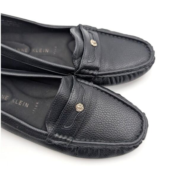 Anne Klein Snippie Slip-On Loafer Shoes Round Toe Women's Black Size US9M EU40 - Picture 11 of 11